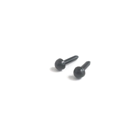 50pcs-black doll eyes