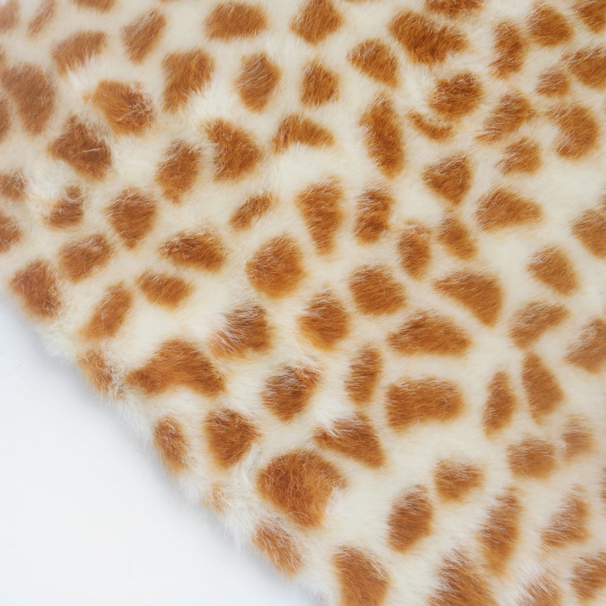 giraffe pattern faux fur