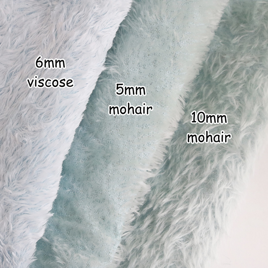 Blue Set- Hand-dyed Mohair & Viscose