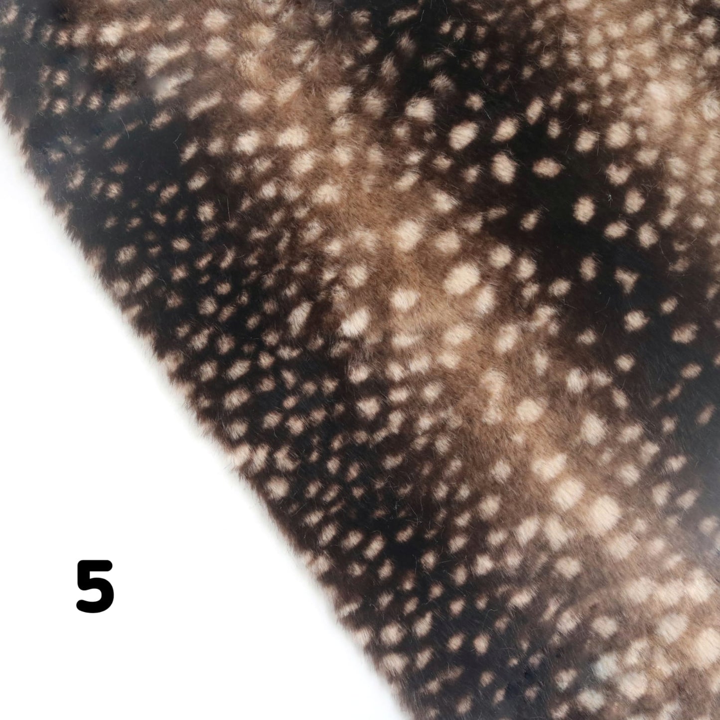 Deer/Fawn Print Faux Fur B17