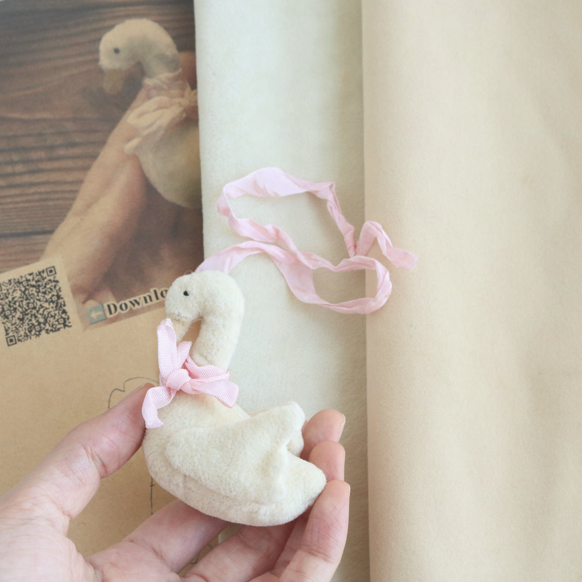 Goose Plush Fabric Kit