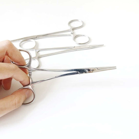 5 inch stainless steel straight forceps