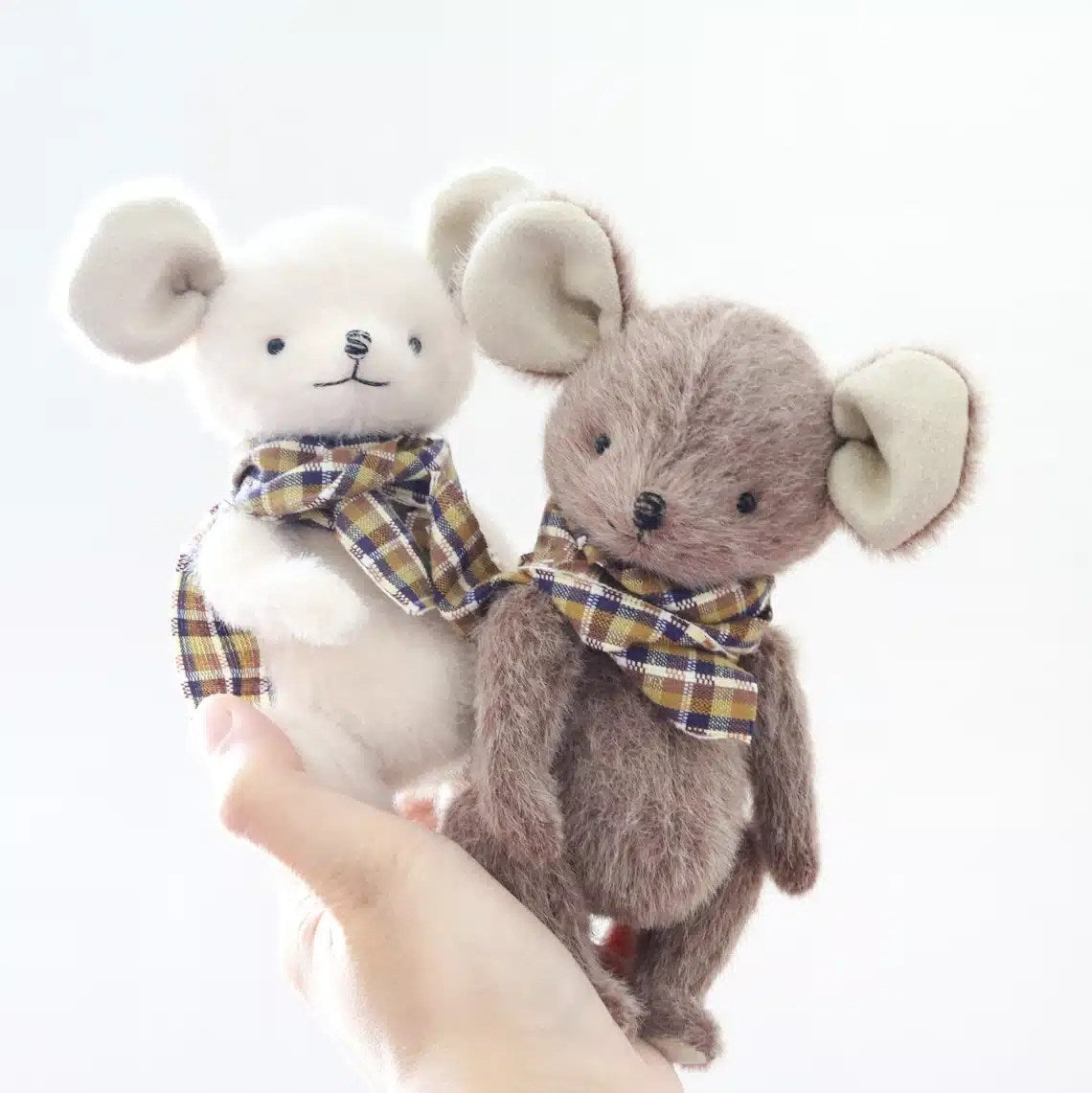 Teddy Mouse Sewing Pattern + Instruction