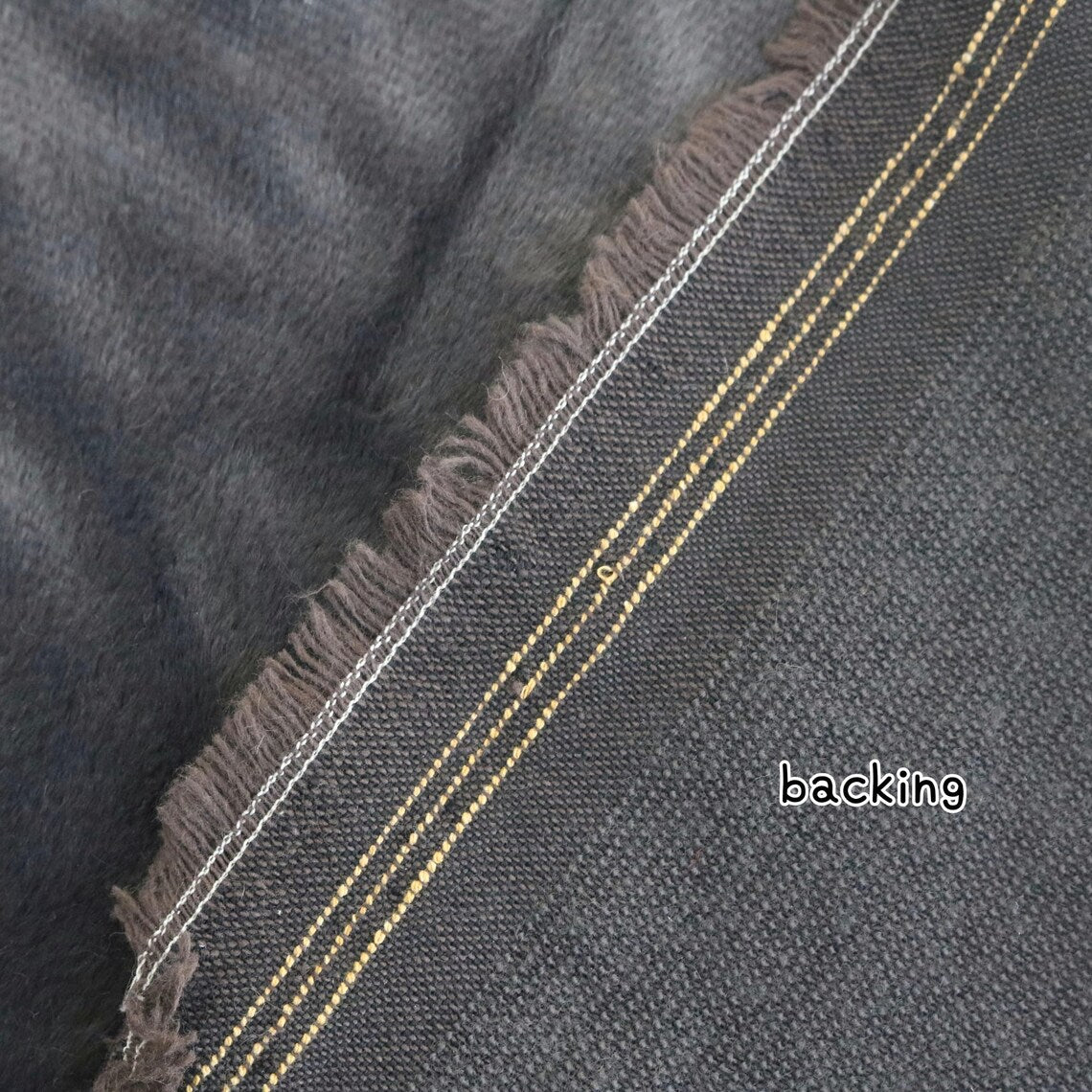 alpaca mixed synthetic fur fabric C05