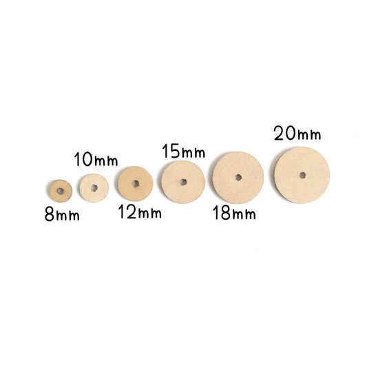 50pcs-wooden discs
