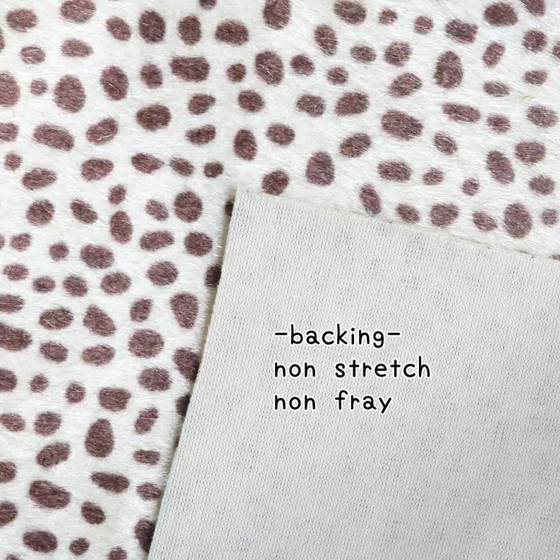 Animal Print Mini Bear Fabric A63