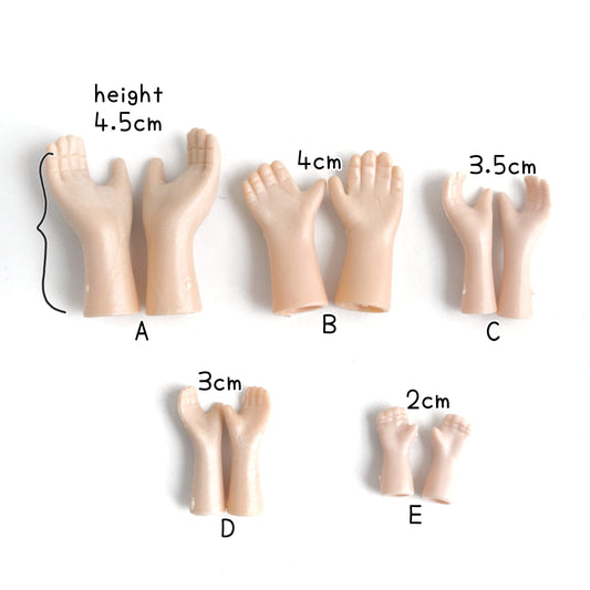 Realistic miniature hand