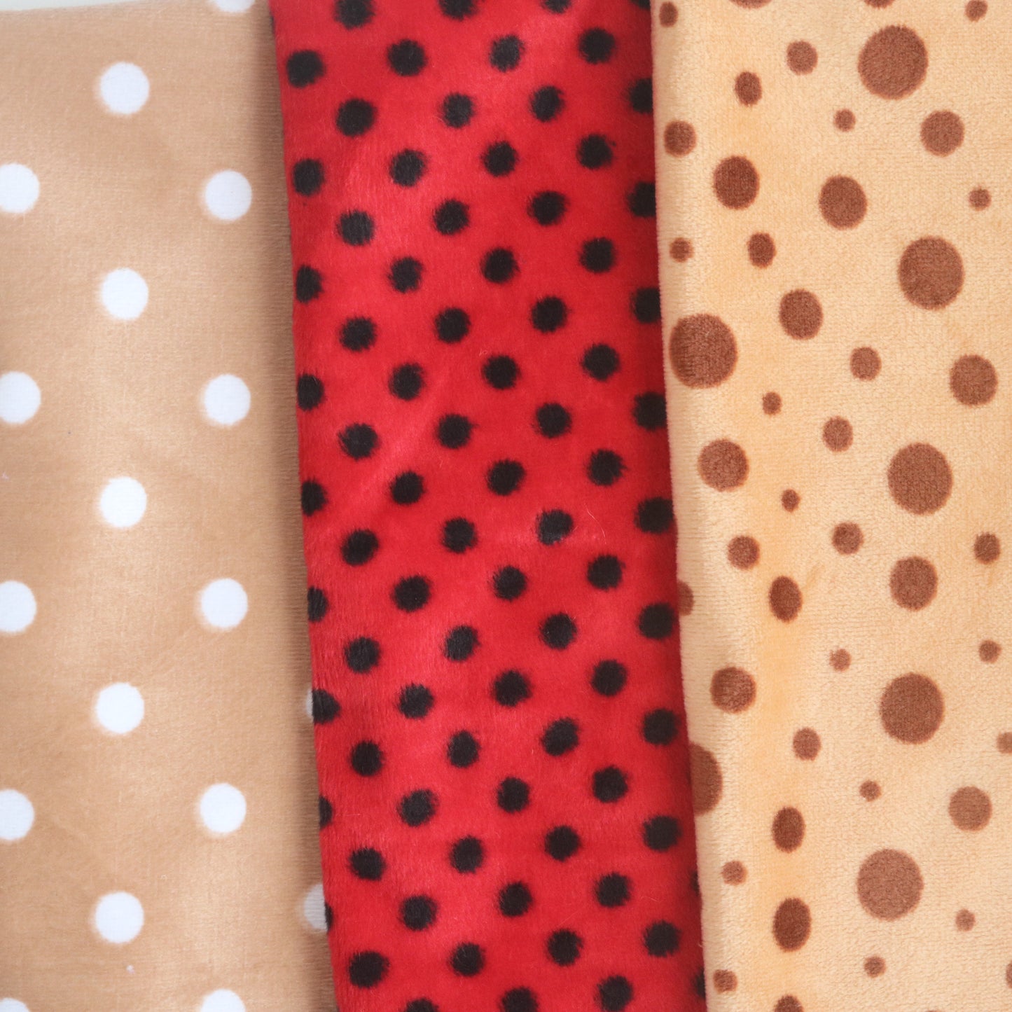 Polka Dot Minky Fabric 1mm M04