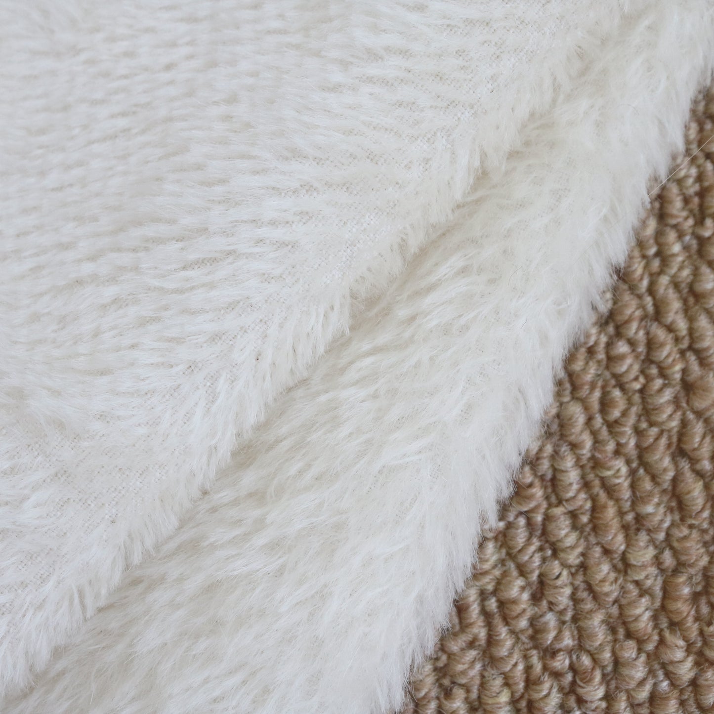 White Mohair Fabric Collection