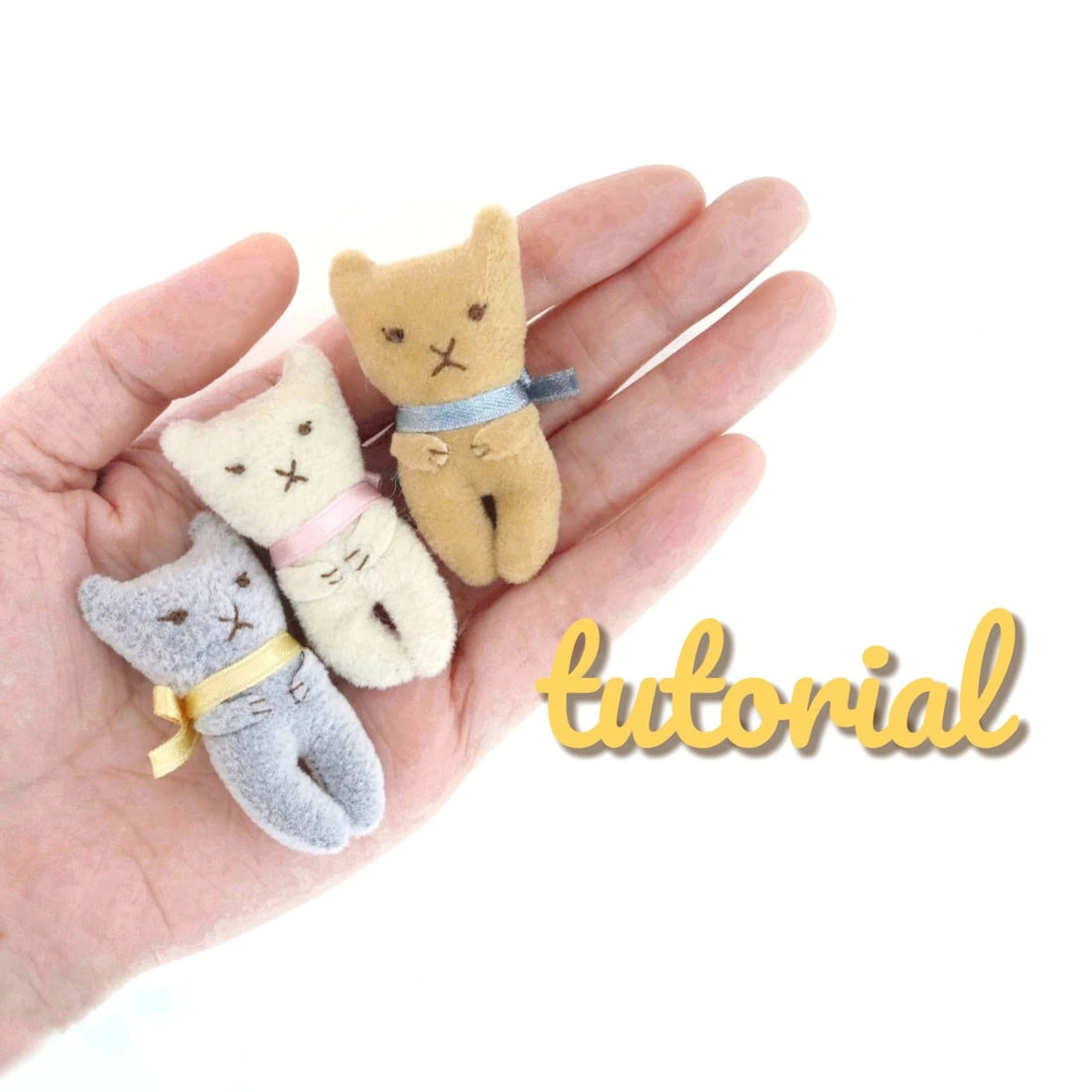 miniature cat plush