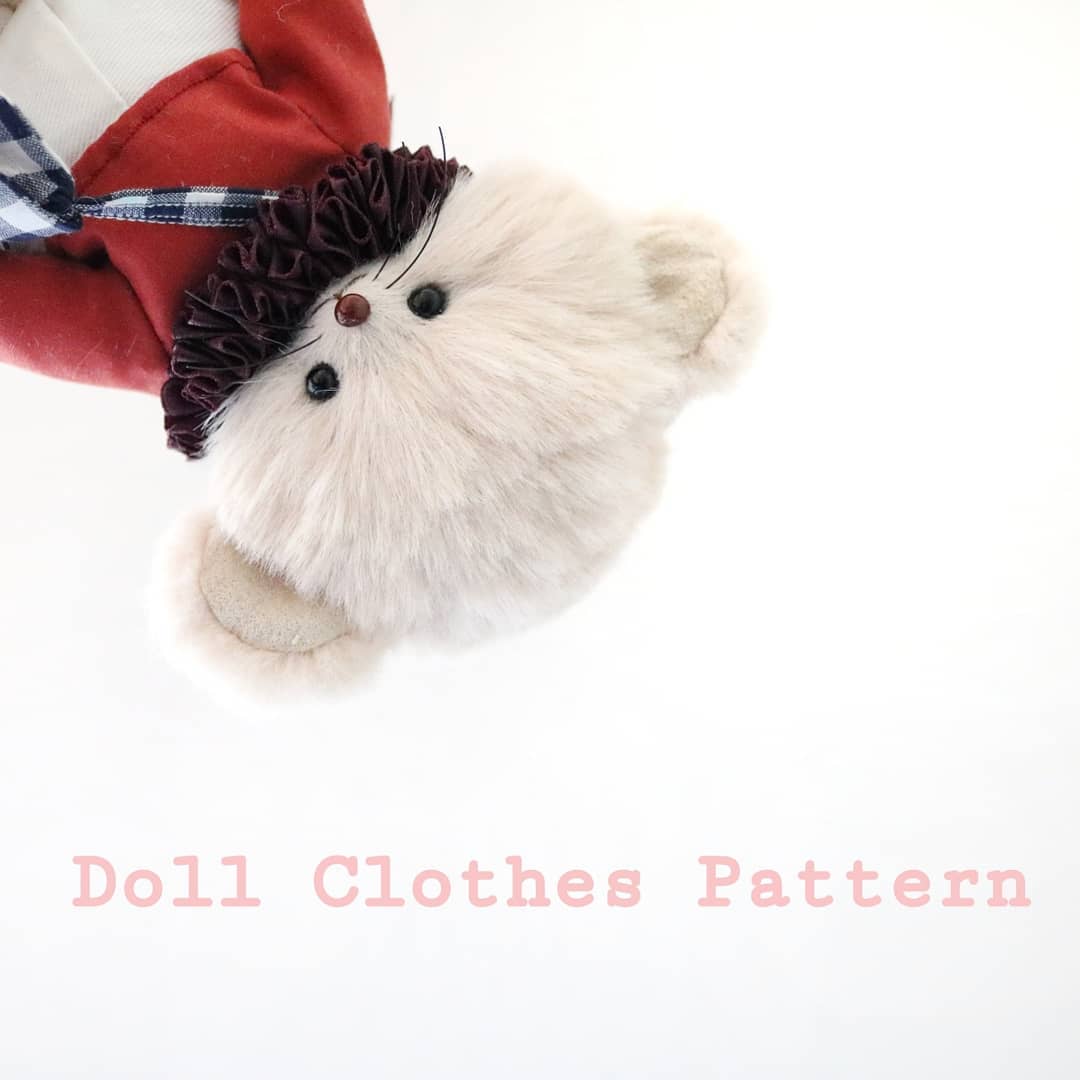 Doll clothes sewing pattern