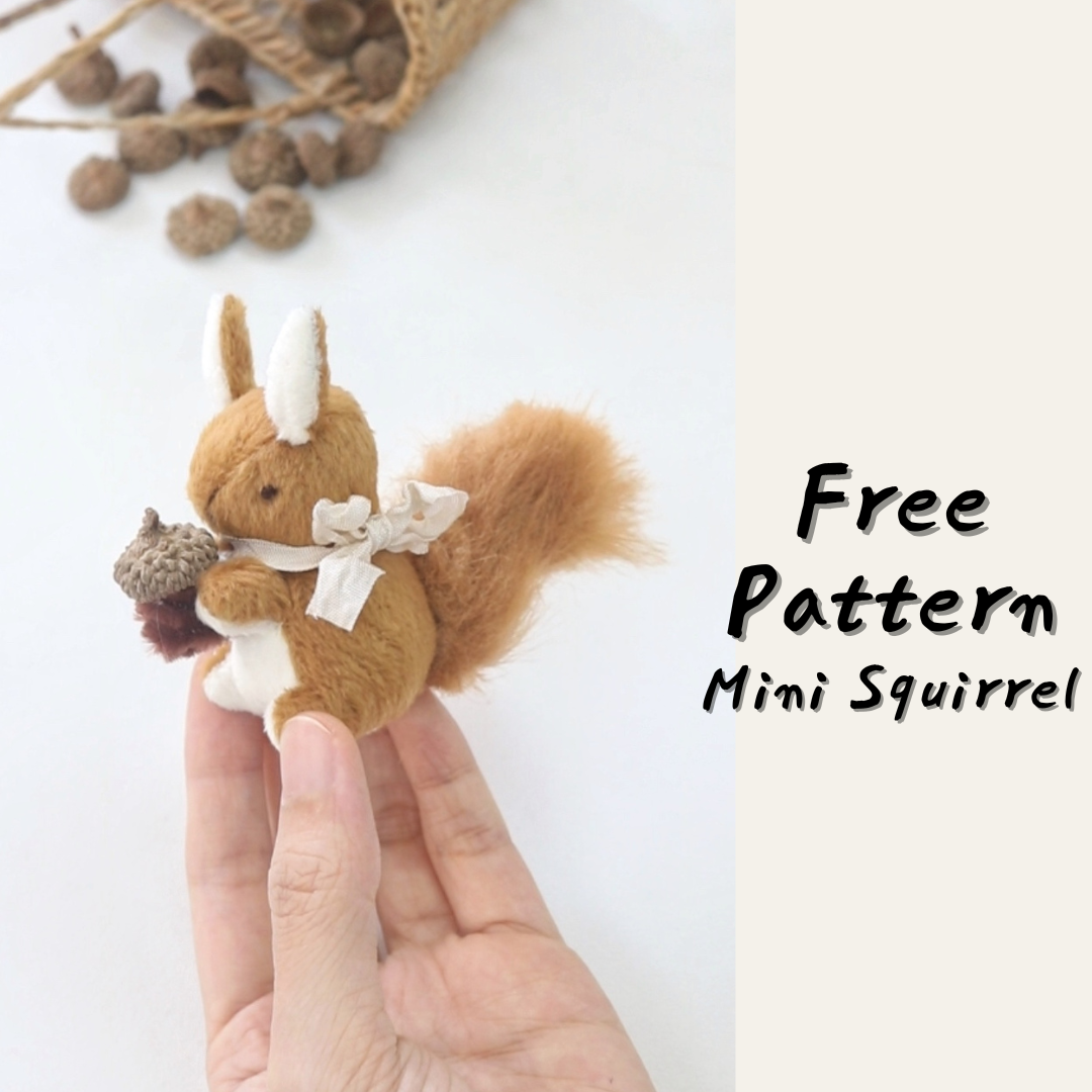 Free Squirrel Sewing Pattern 🐿️