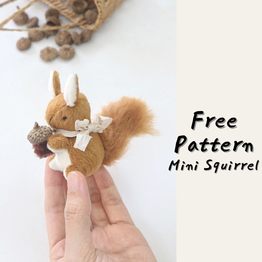 Free Squirrel Sewing Pattern 🐿️