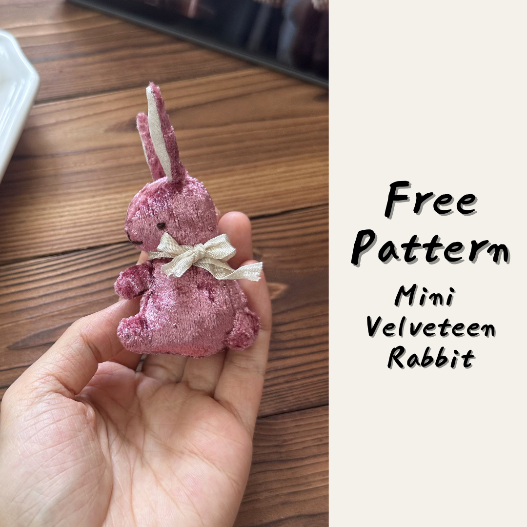 Free & Easy Mini Velveteen Rabbit Sewing Pattern
