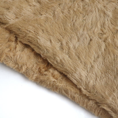 Last Piece- Hnad-dyed Khaki Viscose 6mm