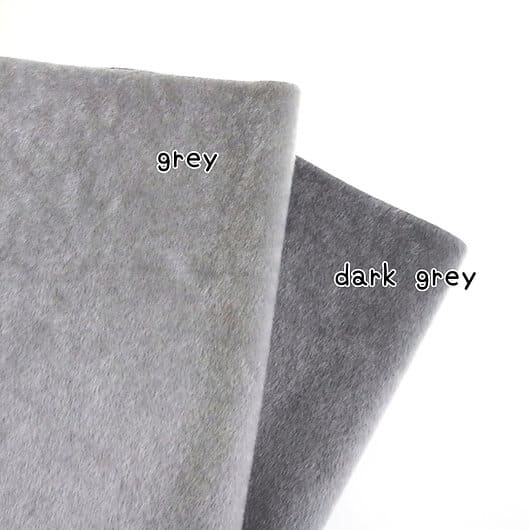 shiny long pile mini bear fabric A41