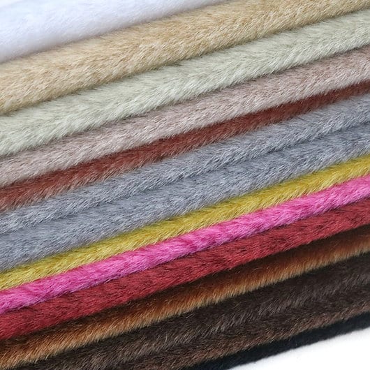 shiny long pile mini bear fabric A41
