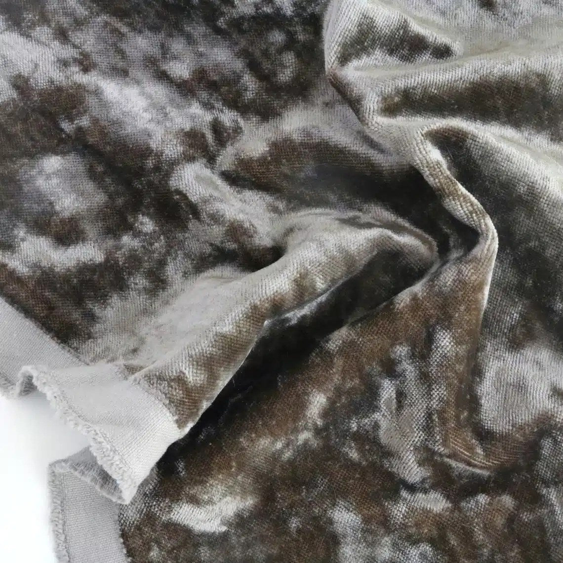 vintage silky velvet fabric A27