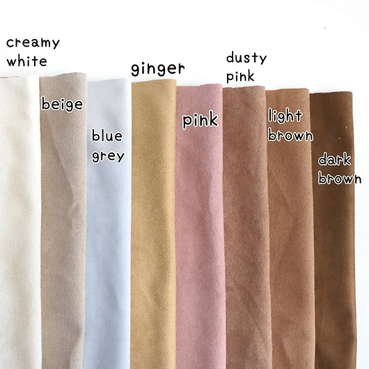 thin & soft suede fabric teddy bear paw pad fabric S03