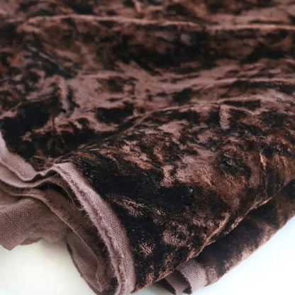 vintage silky velvet fabric A27