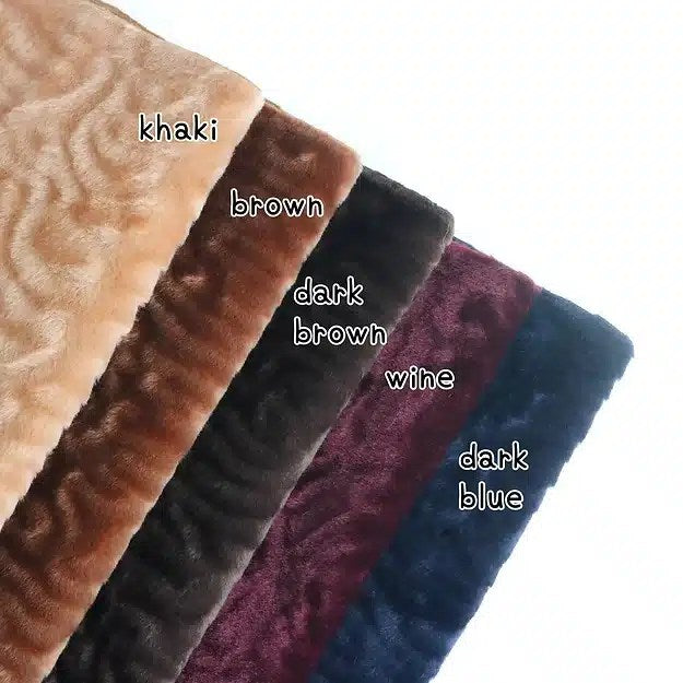 embossed plush fabric A62