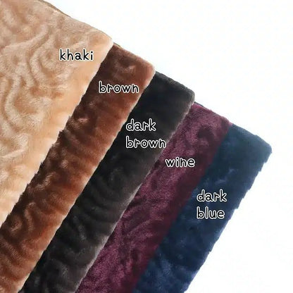 embossed plush fabric A62