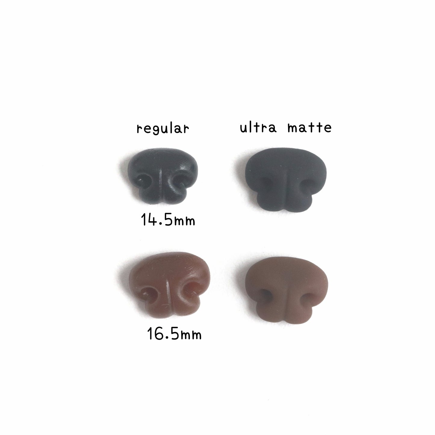 5pcs Realistic Soft Animal Nose