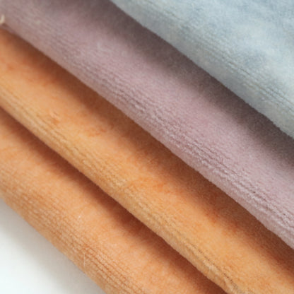 Last Piece Bundle- Hand-dyed Vintage Cotton Plush Fabric