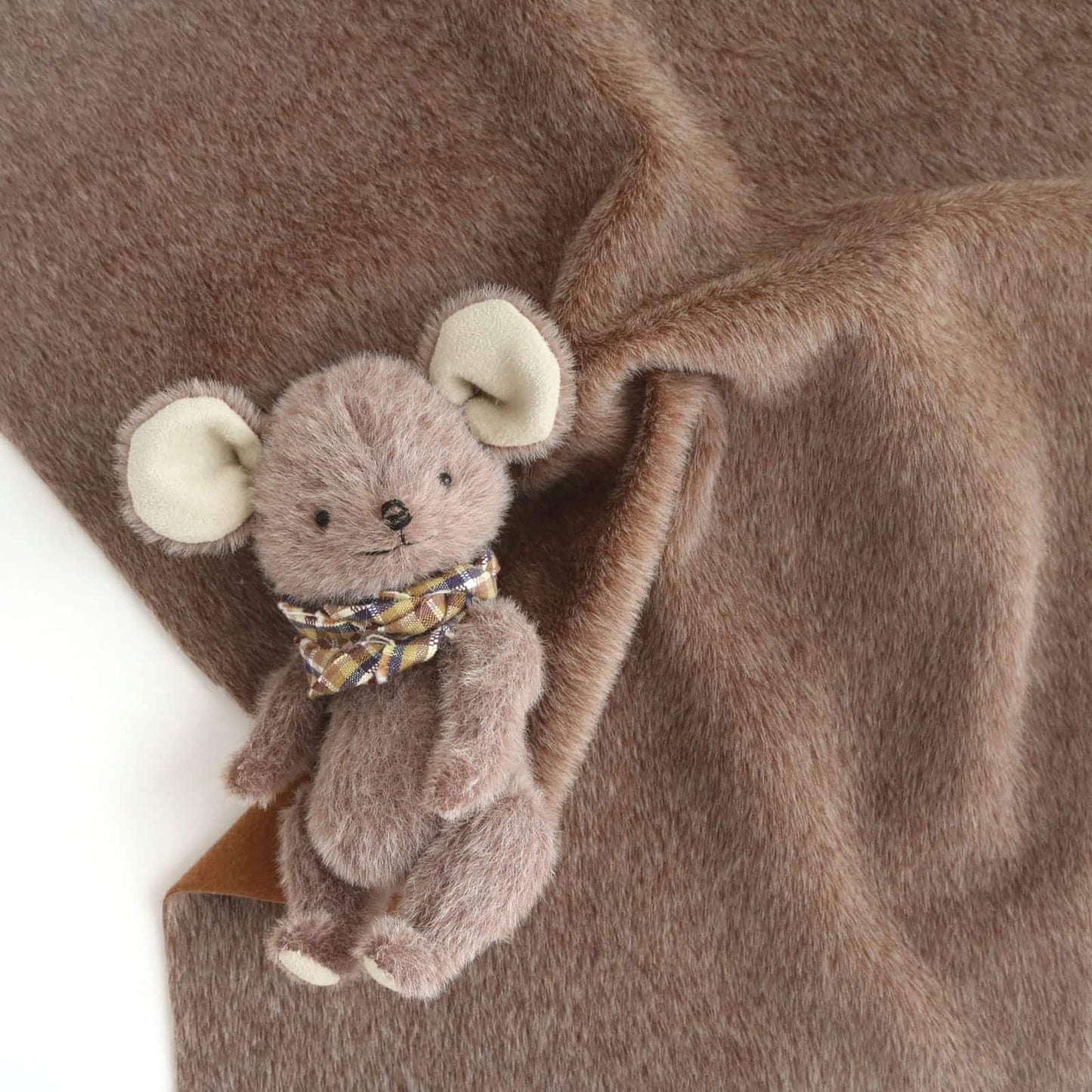Brown Teddy Bear Fabric A01