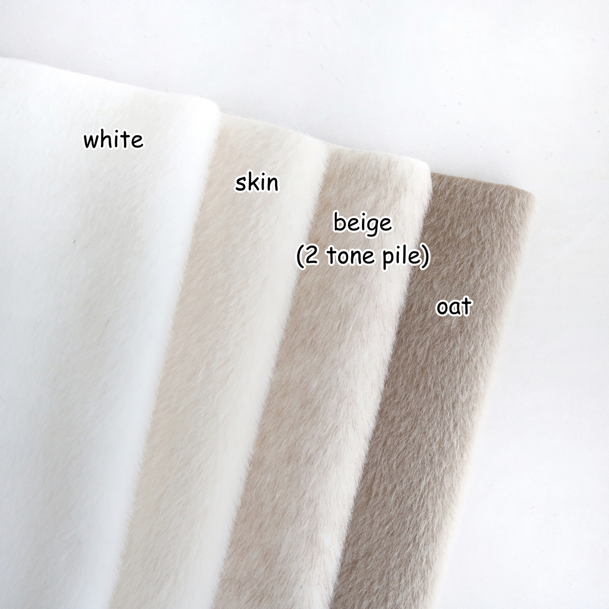 NEW! Long Pile Teddy Bear Fabric A01