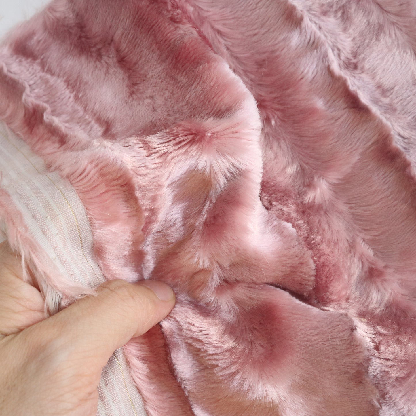 Silky Viscose Fur Fabric A07