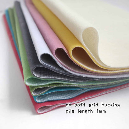 Thin Ministoff / Teddy Paw Velvet Fabric A14