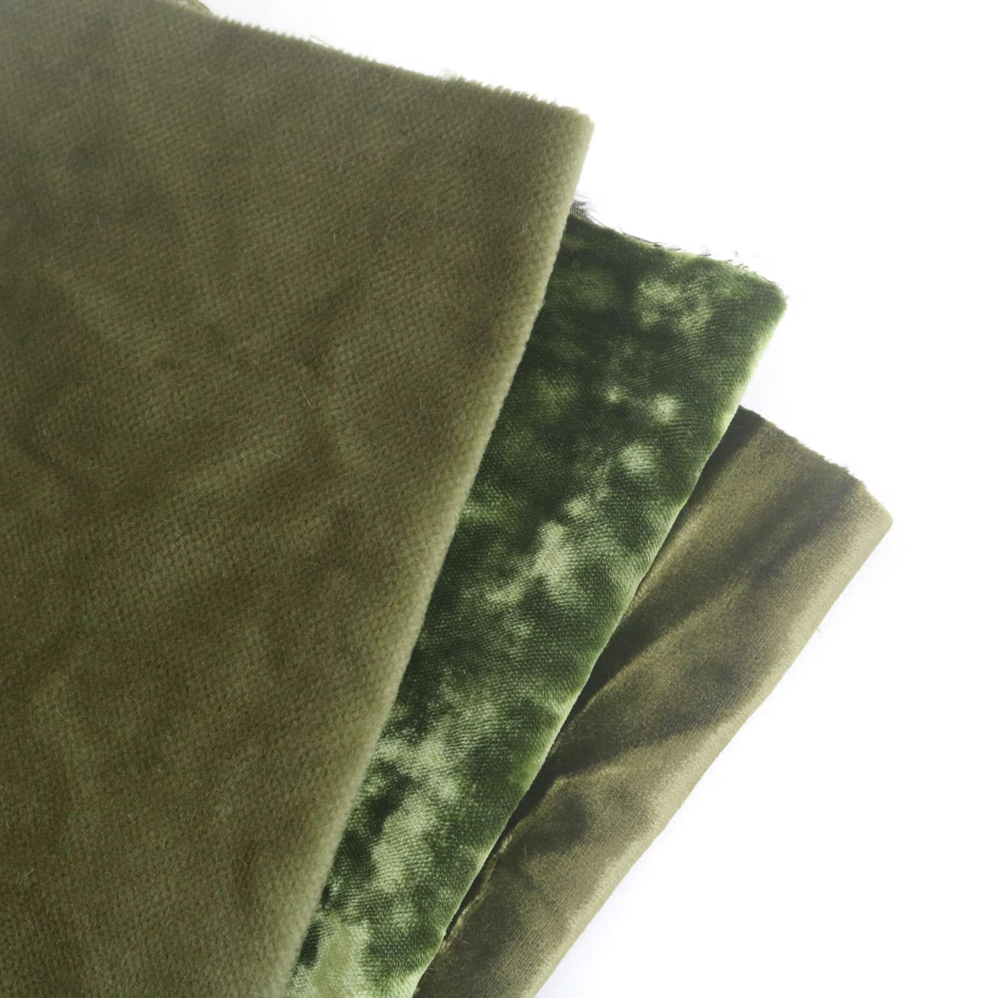 Green Vintage Velvet Fabric A20