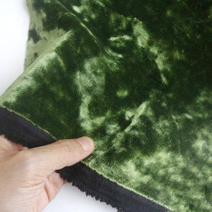 Green Vintage Velvet Fabric A20