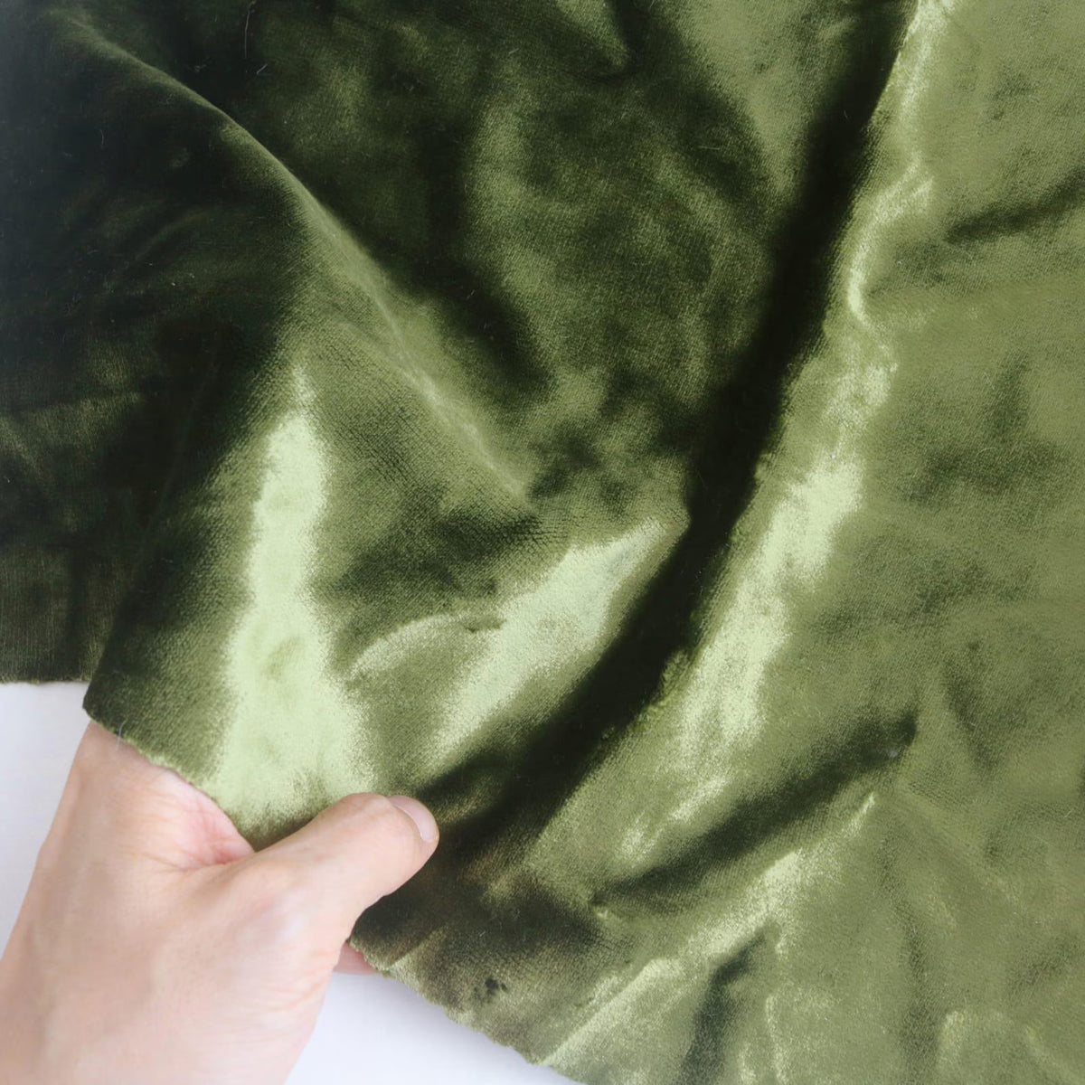 Green Vintage Velvet Fabric A20