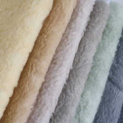hand-dyed Alpaca mohair fur fabric A26