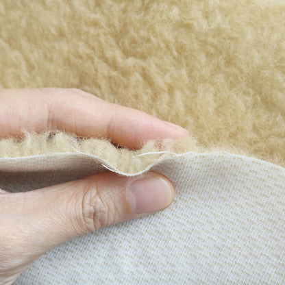 hand-dyed Alpaca mohair fur fabric A26