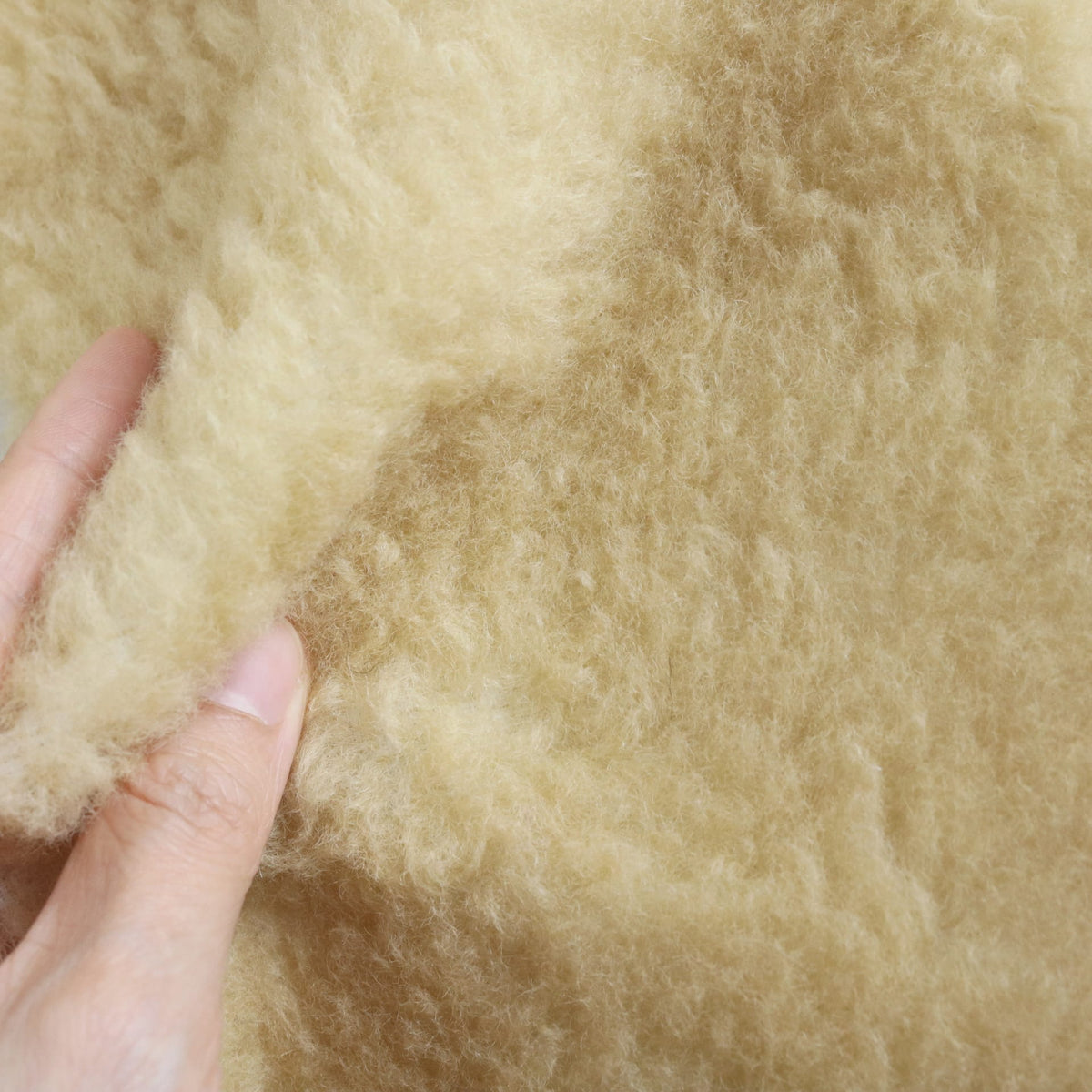 hand-dyed Alpaca mohair fur fabric A26