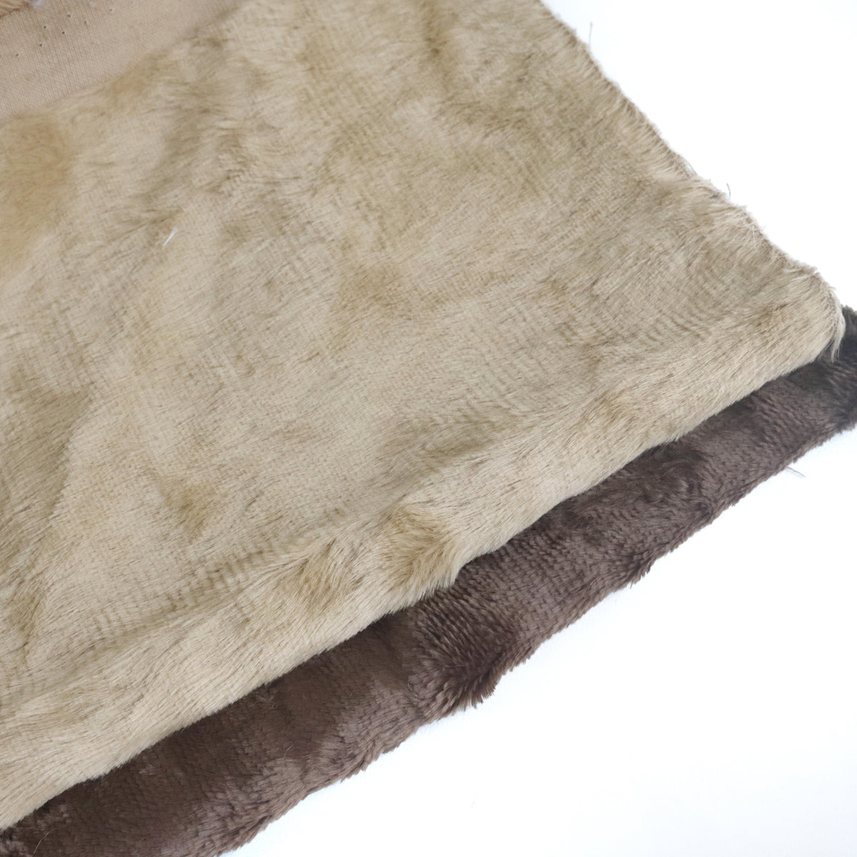 Brown Teddy Bear Viscose Fabric A48