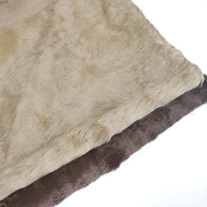 Brown Teddy Bear Viscose Fabric A48