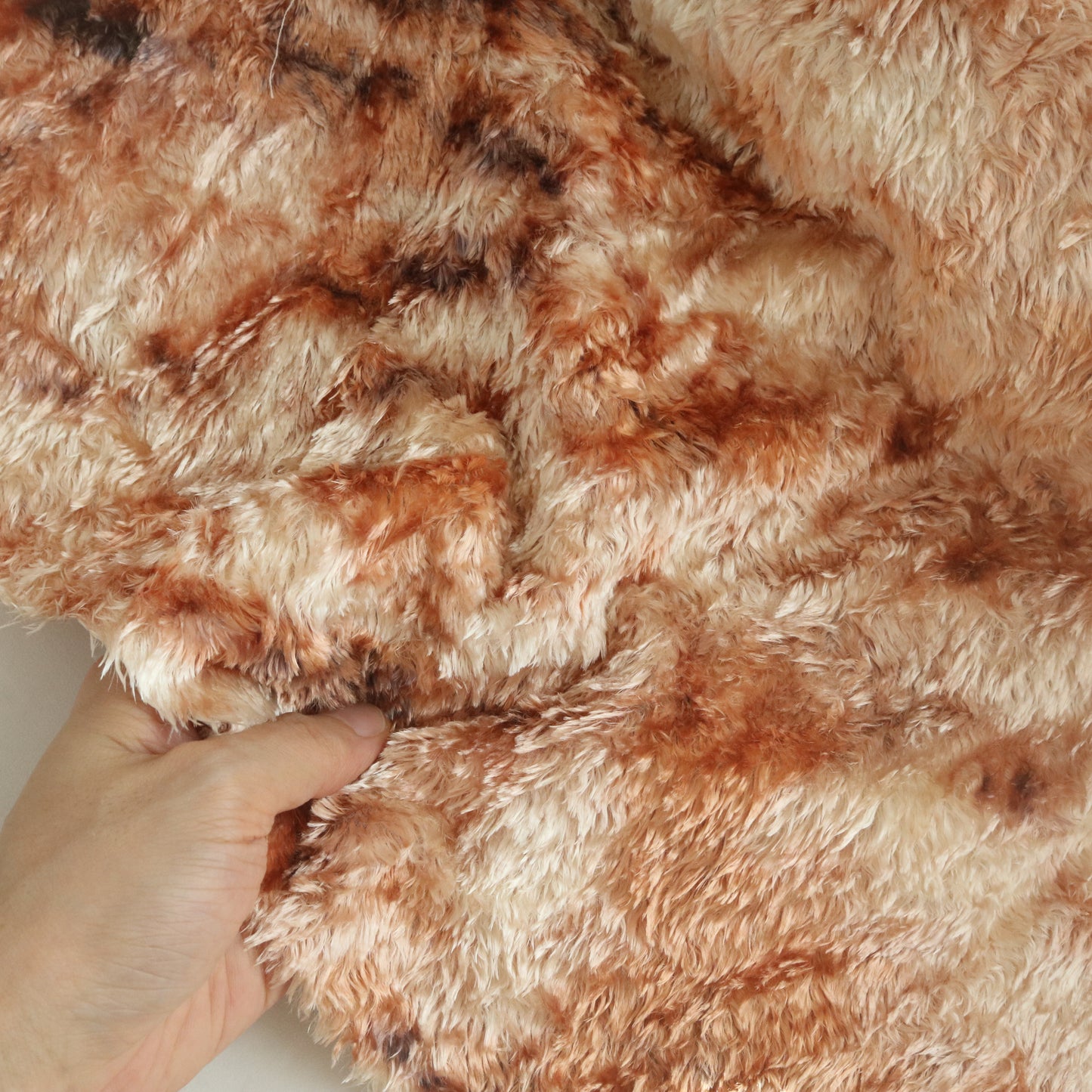 Hand-dyed Fuzzy Vicose A49E