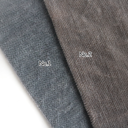 Hand-dyed Grey Mohair Fabric A53
