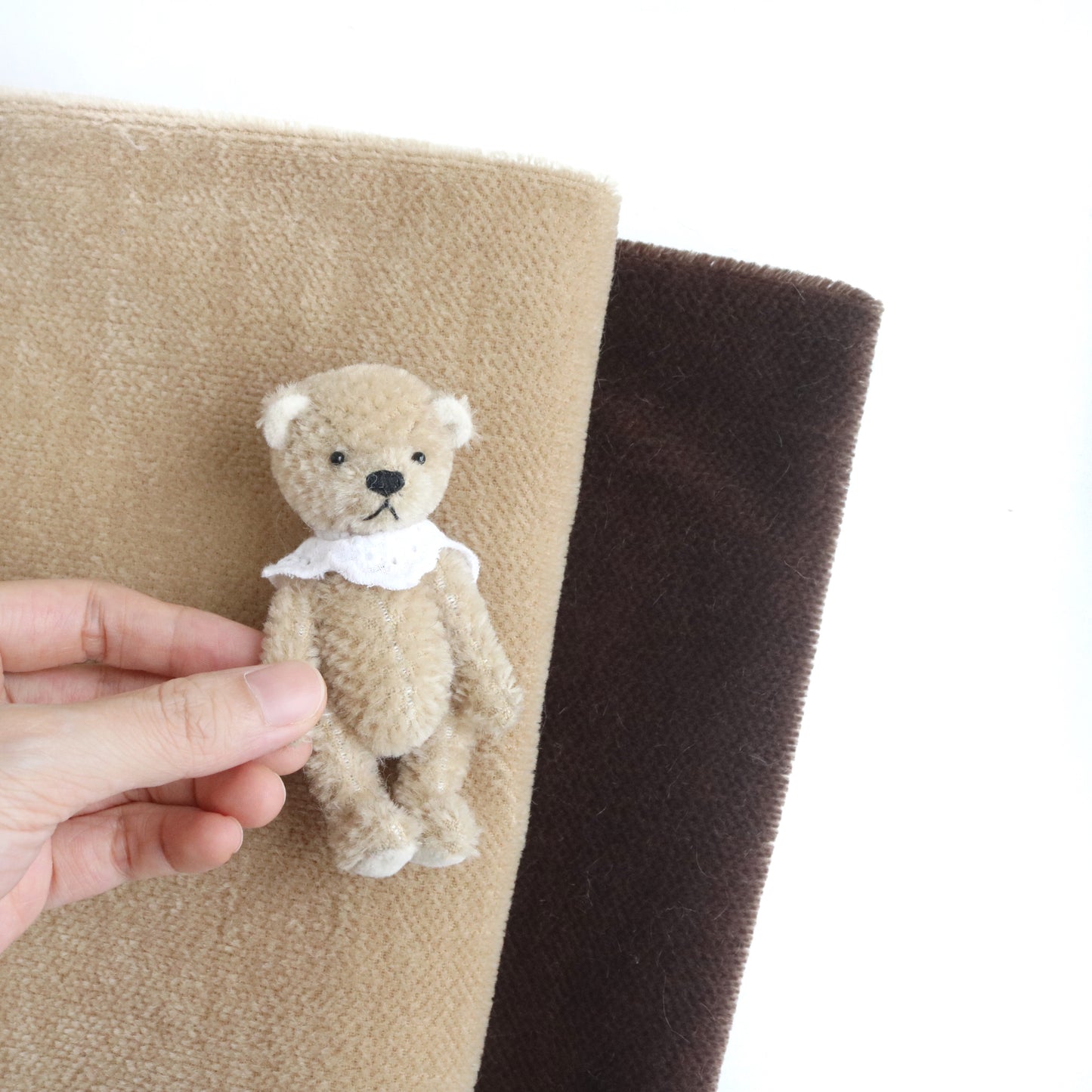 Dark Brown Mini Bear Mohair A53
