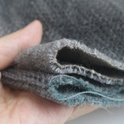 Hand-dyed Grey Mohair Fabric A53