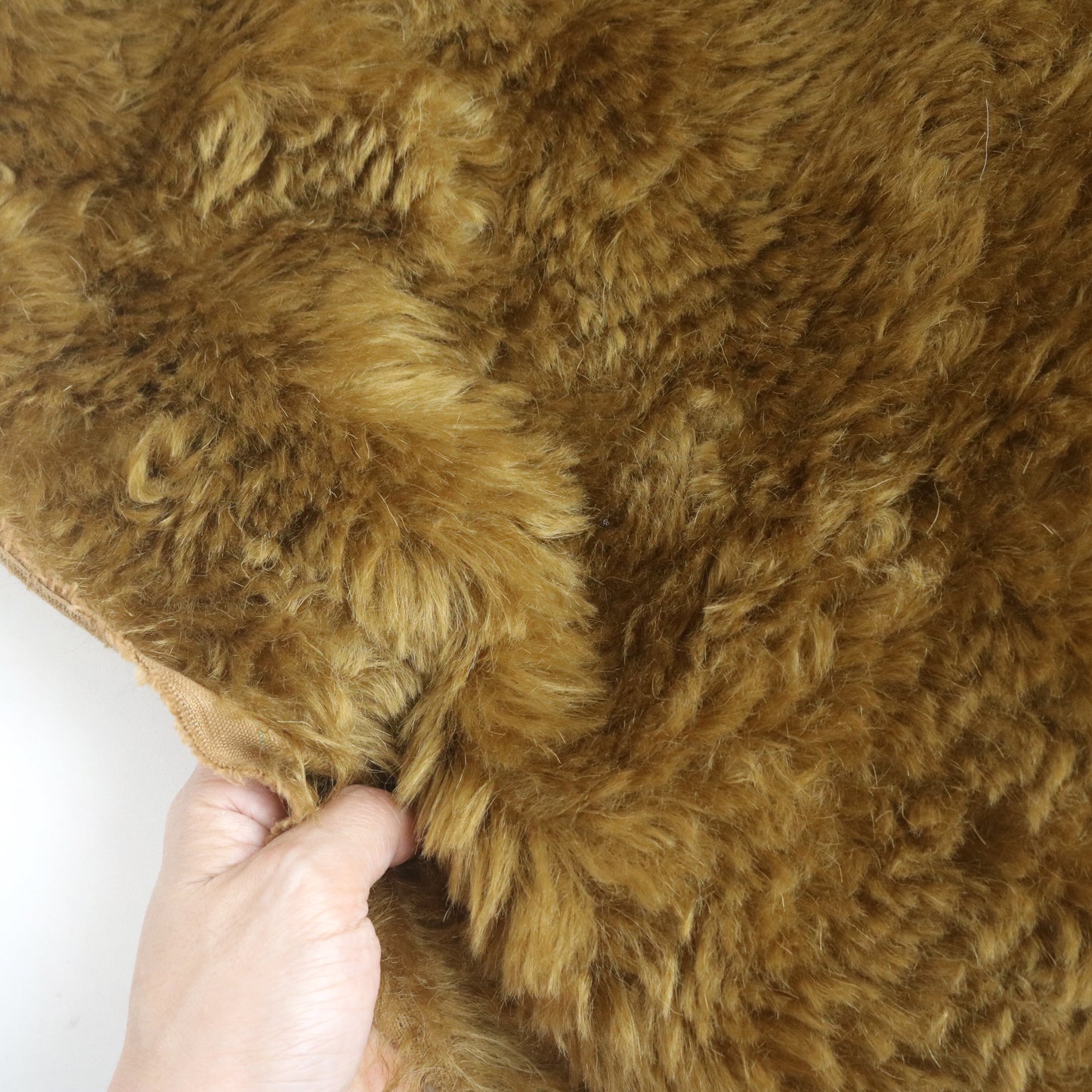 Fluffy Steiff Schulte 20mm Mohair Fabric A55
