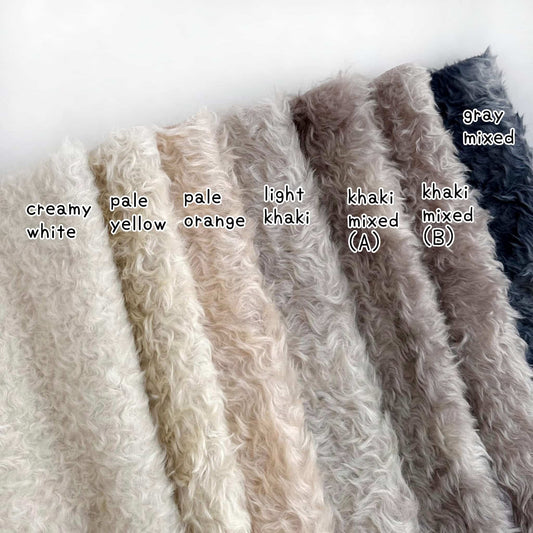 Hand-dyed Vintage Mohair Fabric A61
