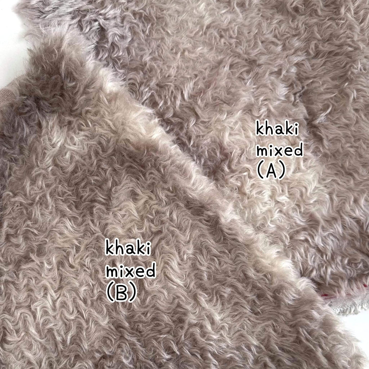 Hand-dyed Vintage Mohair Fabric A61