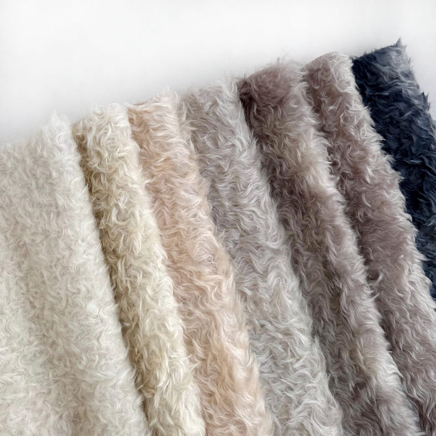 Hand-dyed Vintage Mohair Fabric A61
