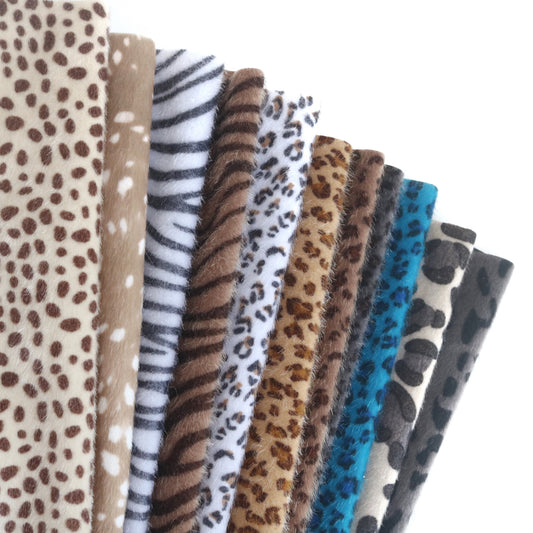 Animal Print Mini Bear Fabric A63