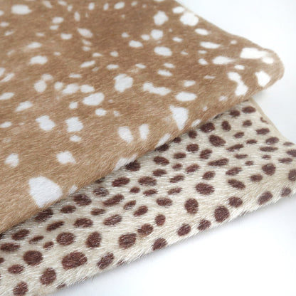 Fawn Deer Giraffe Print Mini Bear Fabric A63